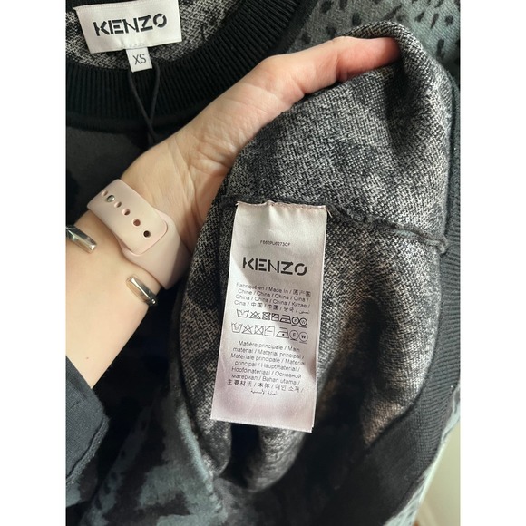 Kenzo Animal Print Knit Jumper - Picture 4 of 5